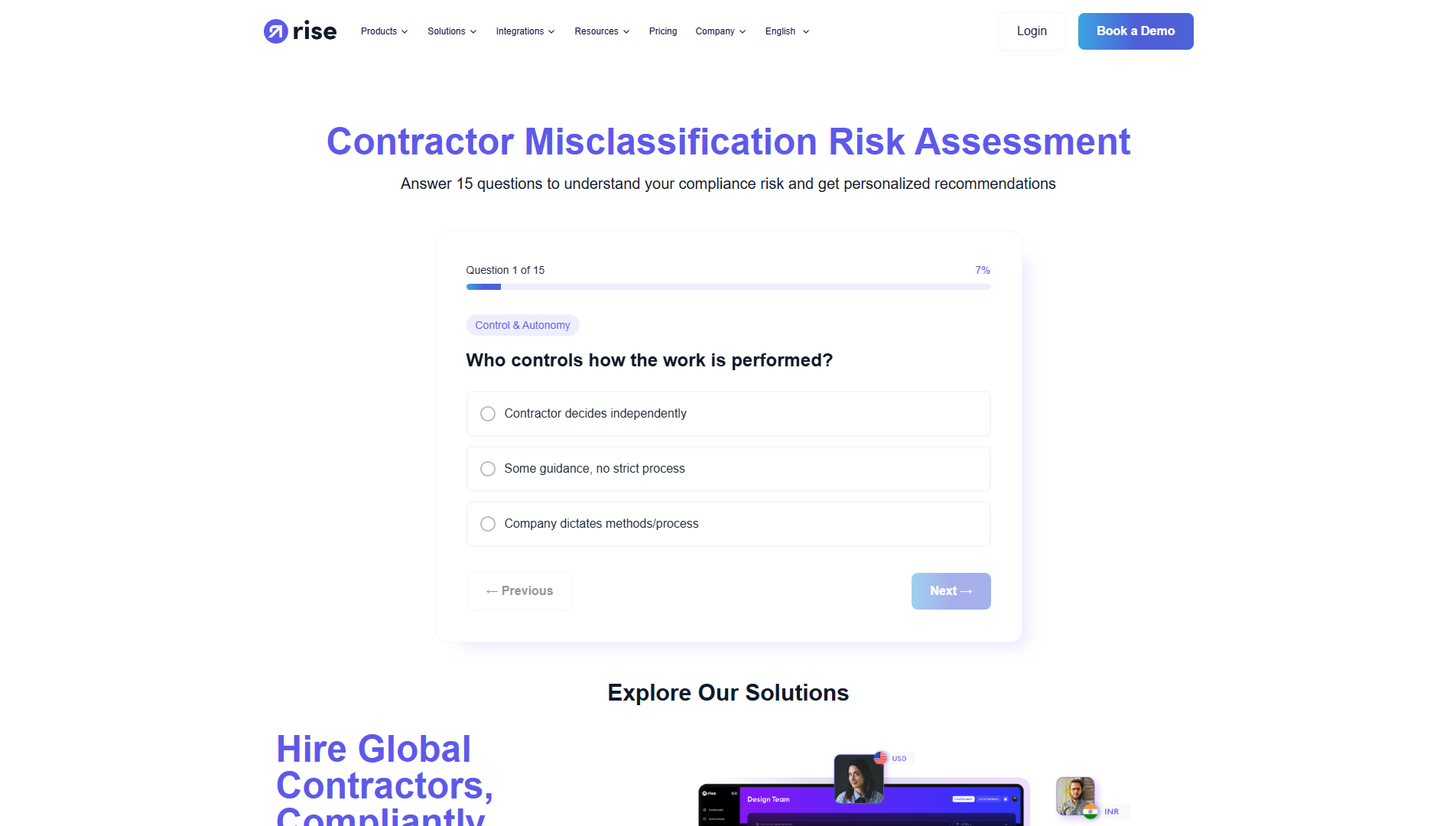 Contractor Misclassification Risk Assessment